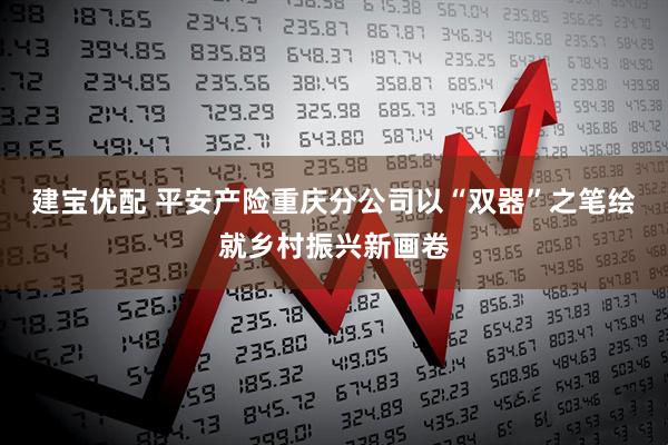 建宝优配 平安产险重庆分公司以“双器”之笔绘就乡村振兴新画卷