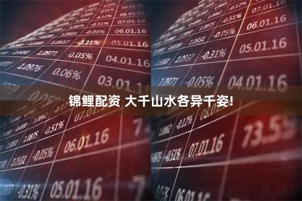 锦鲤配资 大千山水各异千姿!